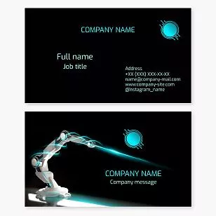 Technology Business Card Template