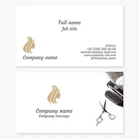 Hair Stylist Business Card Template