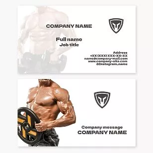 Fitness Business Card Template