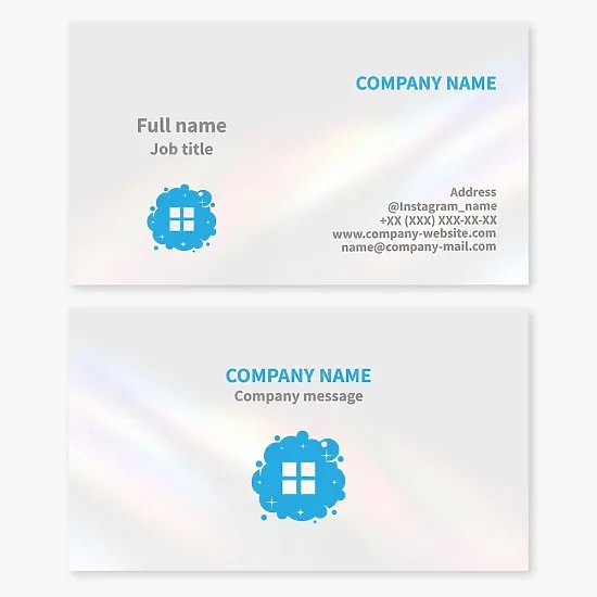 Window Cleaning Business Card