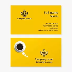 Coffee Shop Business Card