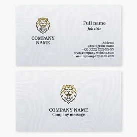 Lion Logo Business Card Template