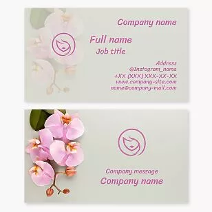 Beauty Salon Business Card Template