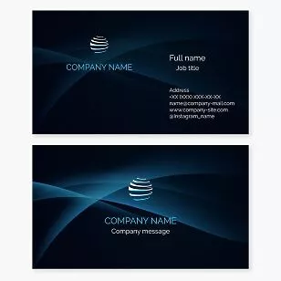 Globe Logo Business Card Template