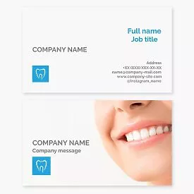 Dental Care Business Card Template