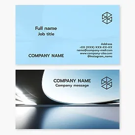Business card template. Architect.