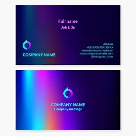 Business card template. Call center. Consulting center.