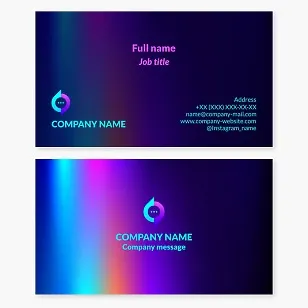 Business card template. Call center. Consulting center.