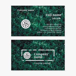 Simple Green Leafe Business Card