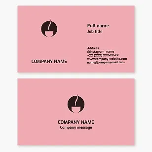 Tea Shop/Café Business Card Template