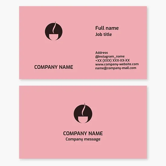 Tea Shop/Café Business Card Template