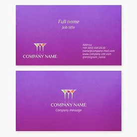 Bartender Business Card Template