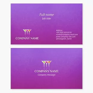 Bartender Business Card Template