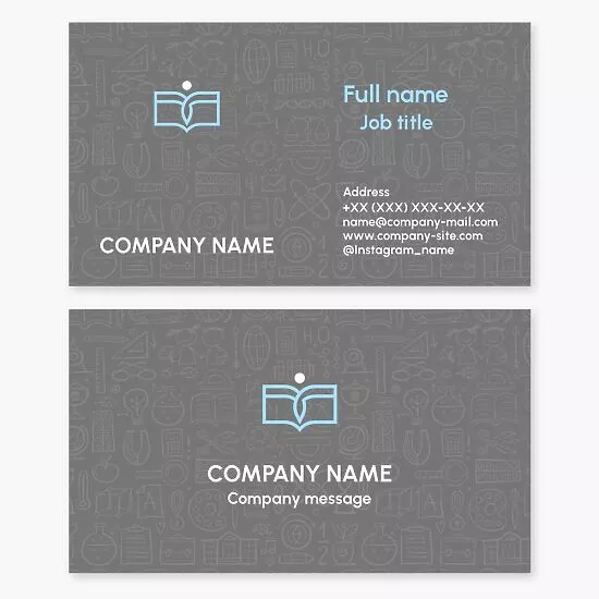 Education Teacher Business Card Template