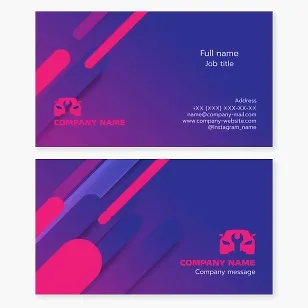 Business card template. Auto repair.