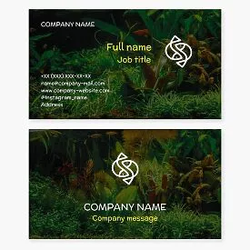 Marine Aquarium Fish Business Card Template