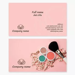 Makeup Business Card Template