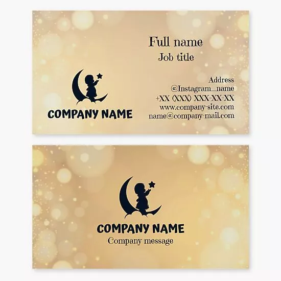 Dream Star Logo | Reaching Dreams Business Card Template