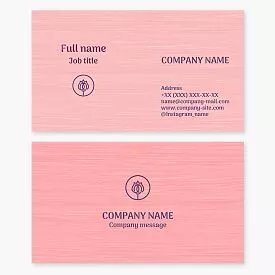 Beauty Business Card Template