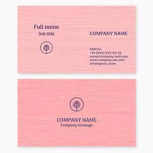 Beauty Business Card Template