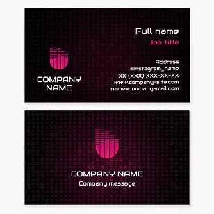 Music Producer DJ Business Card Template