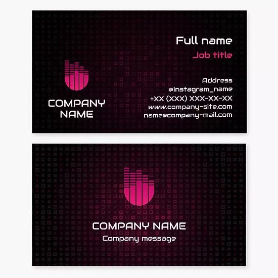 Music Producer DJ Business Card Template