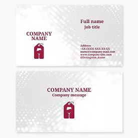 Wine Shop Business Card Template