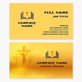 Christian Business Card Template