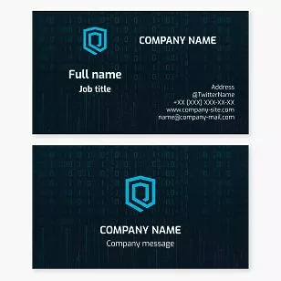 Technology | Shield Business Card Template