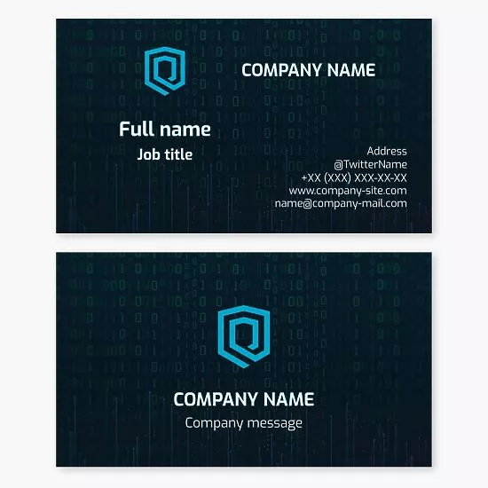 Technology | Shield Business Card Template