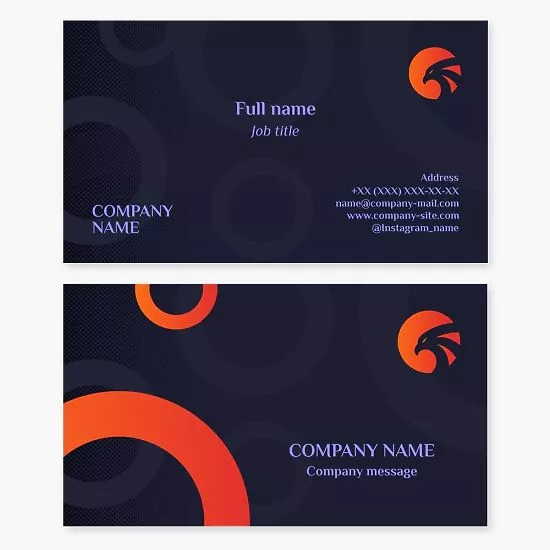 Eagle Logo | Generic Business Card Template