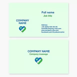 Healthcare Clinic Business Card Template