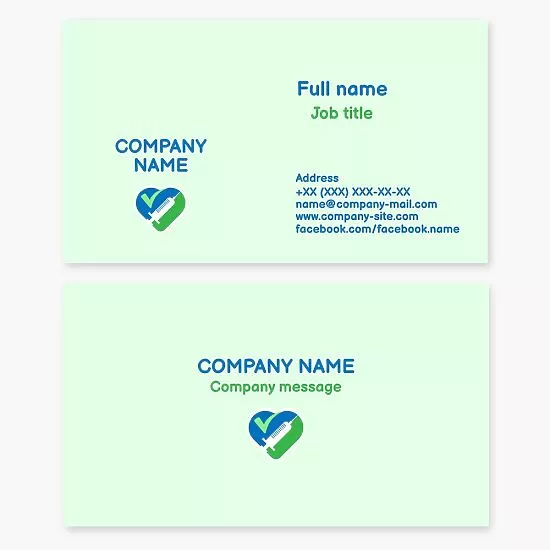 Healthcare Clinic Business Card Template