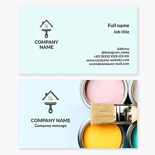 Painter Business Card Template