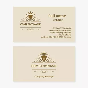 Generic Baking Business Card