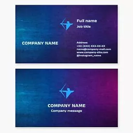 Archery Business Card Template