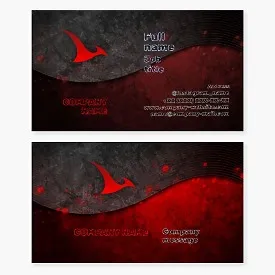 Pterodactyl Logo | Business Card Template | Computer Games