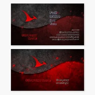 Pterodactyl Logo | Business Card Template | Computer Games
