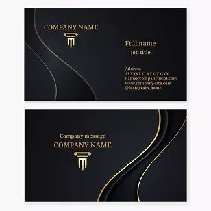 Pillar Logo Business Card Template