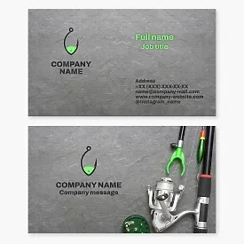Fishing | Bait & Tackle | Business Card Template