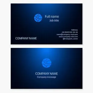 Business card template. Electronic devices and gadgets. Electronic circuit board.