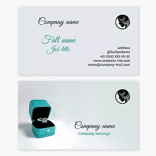 Jewelry Business Card Template