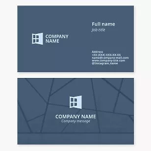 Glazier Business Card Template