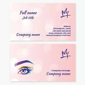 Beauty Salon Business Card Template