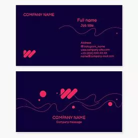 Abstract Business Card Template