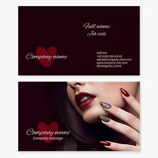 Nail Salon | Nail Artist | Business Card Template