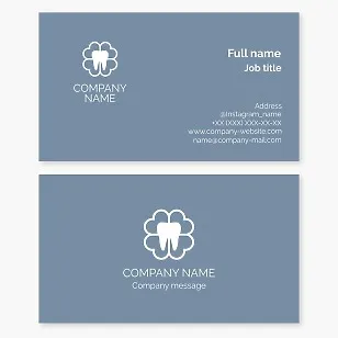 Dentistry business card template