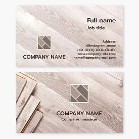 Flooring Business Card Template