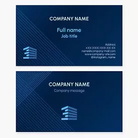 Modern Abstract Business Card Template