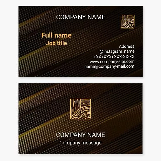 Wood Working | Carpentry Business Card Template